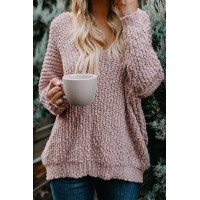 Apricot Warm My Soul Knit Off Shoulder Sweater Red Green Pink